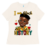 Bone i am black history black boy Ladies Tee - HRA Design Shop