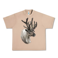 Burro Reindeer Buck Deer Head Urban Heavy Tee - LillyAllenDesigns