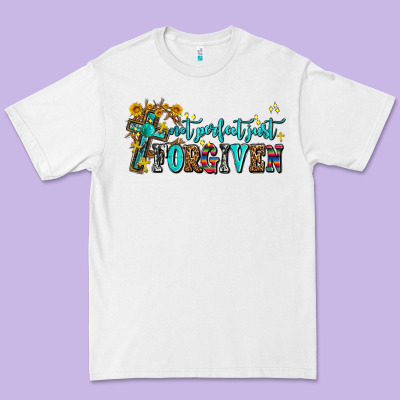 Not Perfect Just Forgıven Premium Tee Designed By Adodesignshop