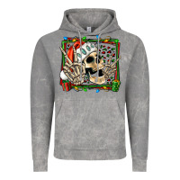 Cloud Rock Christmas happy skeleton Vintage Hoodie - Jasminsmagicworld