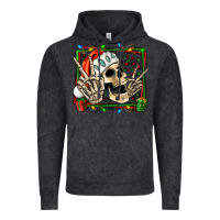Vintage Black Christmas happy skeleton Vintage Hoodie - Jasminsmagicworld