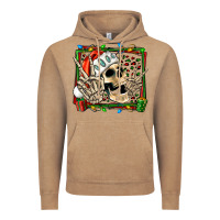 Vintage Coffee Christmas happy skeleton Vintage Hoodie - Jasminsmagicworld