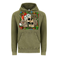 Vintage Olive Christmas happy skeleton Vintage Hoodie - Jasminsmagicworld
