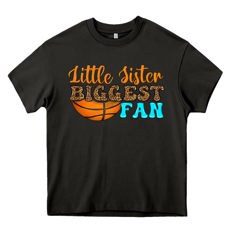 Little Sister Biggest Fan Heavy Core Tee by HRA Design Shop | Teevron