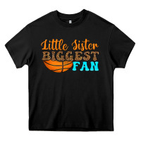 Black little sister biggest fan Heavy Core Tee - HRA Design Shop