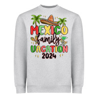 Heather Grey mexico family vacation 2024 Heavyweight Sweatshirt - MaliasSmallBusiness