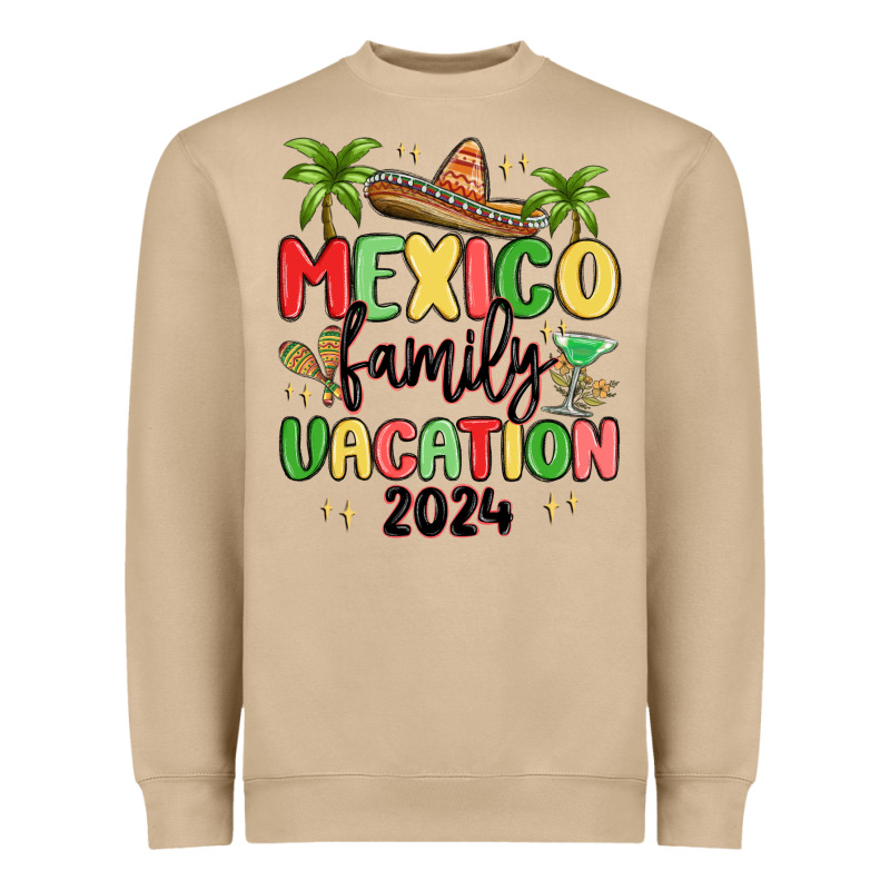 Mexico Family Vacation 2024 Heavyweight Sweatshirt by MaliasSmallBusiness | Teevron