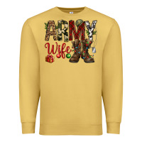 Antique Gold Christmas Army wife Premium Sweatshirt - NancyCooperArtShop