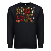 Black Christmas Army wife Premium Sweatshirt - NancyCooperArtShop
