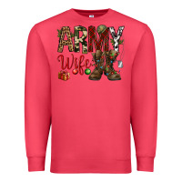 Cardinal Christmas Army wife Premium Sweatshirt - NancyCooperArtShop