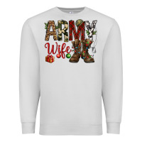 Dove Grey Christmas Army wife Premium Sweatshirt - NancyCooperArtShop