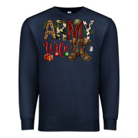 Navy Christmas Army wife Premium Sweatshirt - NancyCooperArtShop