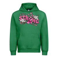 Emerald Strong Cancer Awareness Urban Hoodie - FaDigitalArtStudio