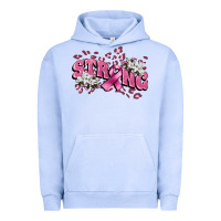 Pigment Grape Ice Strong Cancer Awareness Urban Hoodie - FaDigitalArtStudio