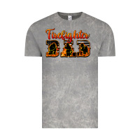 Cloud Rock American Flag Firefighter Dad Vintage Tee - LillyAllenDesigns