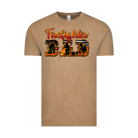 Vintage Coffee American Flag Firefighter Dad Vintage Tee - LillyAllenDesigns