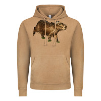 Vintage Camel Capybara Vintage Hoodie - LillyAllenDesigns