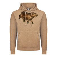 Vintage Coffee Capybara Vintage Hoodie - LillyAllenDesigns