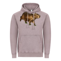 Vintage Zinc Capybara Vintage Hoodie - LillyAllenDesigns