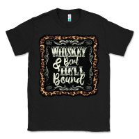 Black whiskey bent hell bound black Classic Tee - AdoDesignShop