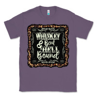 Lavender whiskey bent hell bound black Classic Tee - AdoDesignShop