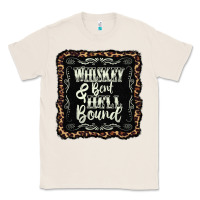 Natural whiskey bent hell bound black Classic Tee - AdoDesignShop