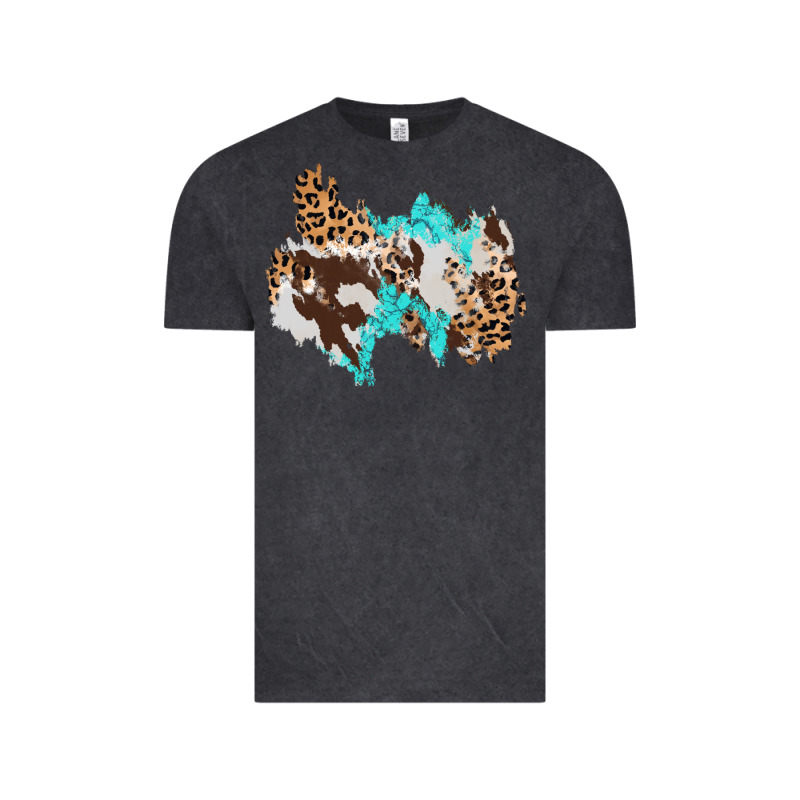 Cowhide Leopard Turquoise Patch Vintage Tee by AdoDesignShop | Teevron