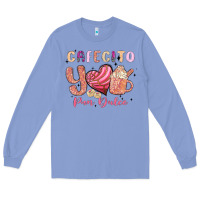 Colony Blue cafecito y pan dulce Long Sleeve Tee - MaliasSmallBusiness