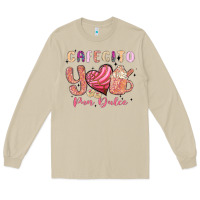 Mushroom cafecito y pan dulce Long Sleeve Tee - MaliasSmallBusiness