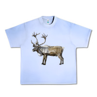 Grape Ice reindeer buck deer Urban Heavy Tee - LillyAllenDesigns