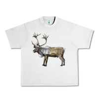 Lunar Rock reindeer buck deer Urban Heavy Tee - LillyAllenDesigns