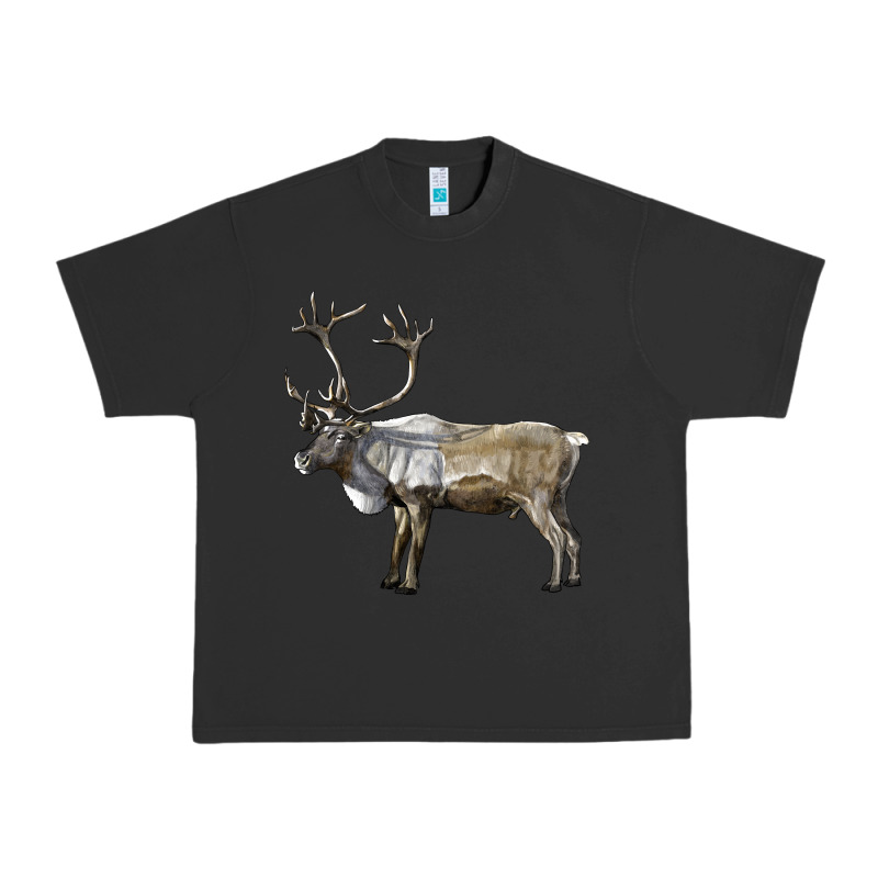 Reindeer Buck Deer Urban Heavy Tee by LillyAllenDesigns | Teevron