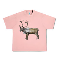 Salmon reindeer buck deer Urban Heavy Tee - LillyAllenDesigns