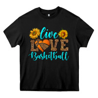 Black live love basketball Heavy Core Tee - HRA Design Shop