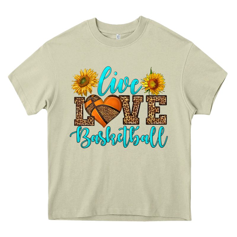 Live Love Basketball Heavy Core Tee by HRA Design Shop | Teevron