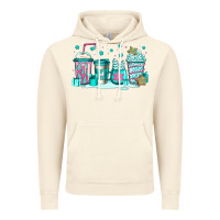 Vintage Artic winter Christmas tree cakes coffee Vintage Hoodie - Jasminsmagicworld