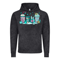 Vintage Black winter Christmas tree cakes coffee Vintage Hoodie - Jasminsmagicworld