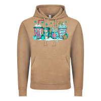 Vintage Coffee winter Christmas tree cakes coffee Vintage Hoodie - Jasminsmagicworld
