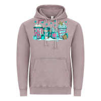 Vintage Zinc winter Christmas tree cakes coffee Vintage Hoodie - Jasminsmagicworld