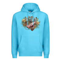 Ocean Blue Country Mama Premium Hoodie - HowdyJamesFarm