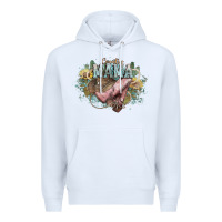 White Country Mama Premium Hoodie - HowdyJamesFarm