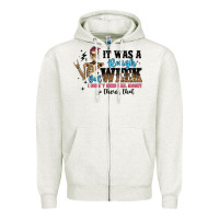 Oatmeal Heather it was a rough week but i didn t need bail money s Zipper Hoodie - Artiststas