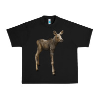 Black moose fawn deer Urban Heavy Tee - LillyAllenDesigns