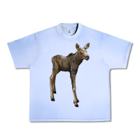 Grape Ice moose fawn deer Urban Heavy Tee - LillyAllenDesigns