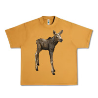 Peanut Butter moose fawn deer Urban Heavy Tee - LillyAllenDesigns