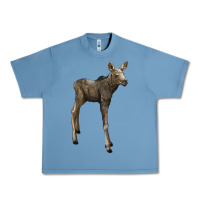 Pebble Blue moose fawn deer Urban Heavy Tee - LillyAllenDesigns