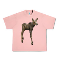 Salmon moose fawn deer Urban Heavy Tee - LillyAllenDesigns