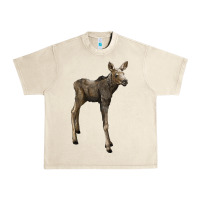 Sandshell moose fawn deer Urban Heavy Tee - LillyAllenDesigns
