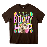Chocolate Brown Do the bunny hop Easter Day Heavy Core Tee - Neo Western