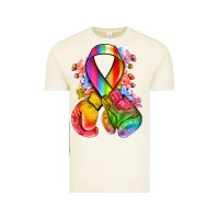 Vintage Arctic all color ribbon with boxing gloves Vintage Tee - NancyCooperArtShop
